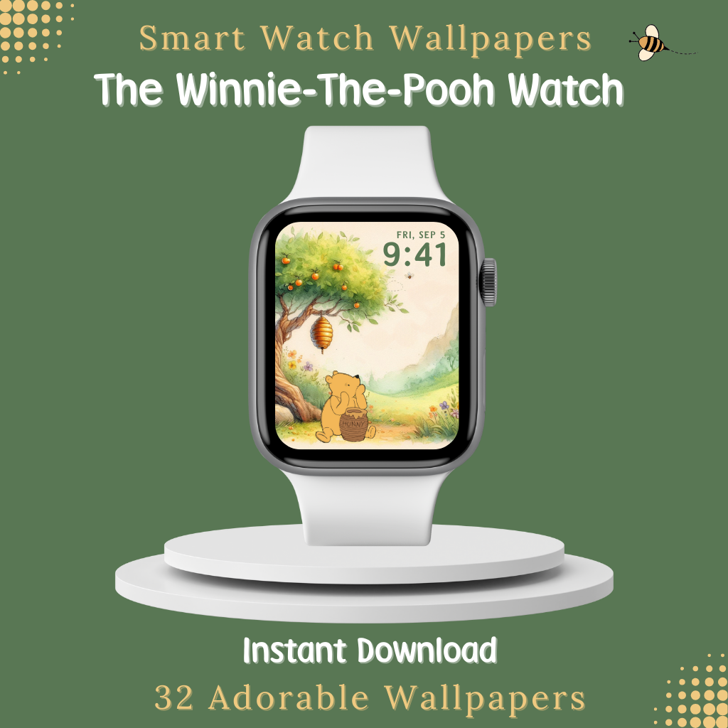 WINNIE-THE-POOH WATCH FACES | Sweeten Your Style! Apple Watch | Samsung Galaxy | Cute Watch Faces