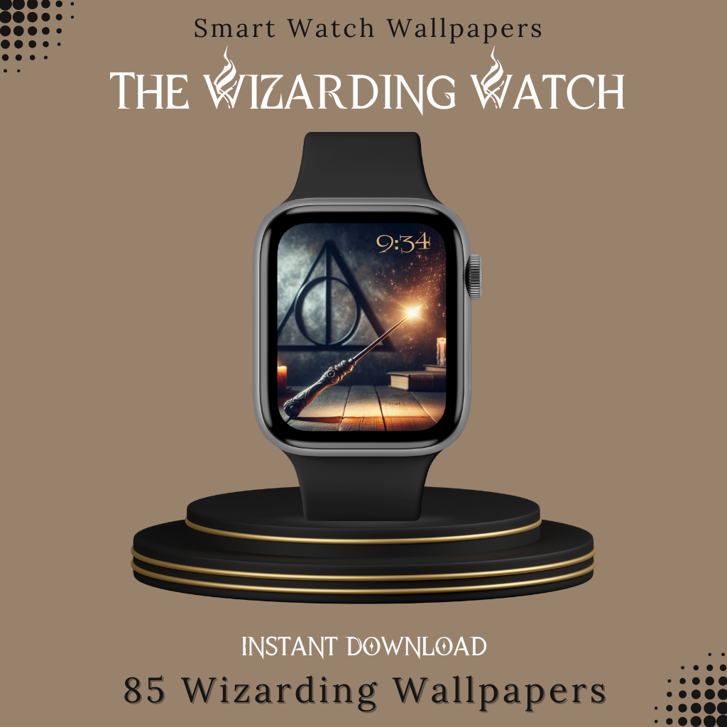 THE WIZARDING WATCH | Smart Watch Wallpapers to Enchant your Style! Apple Watch | Samsung Galaxy | Wizard Themed Watch Faces