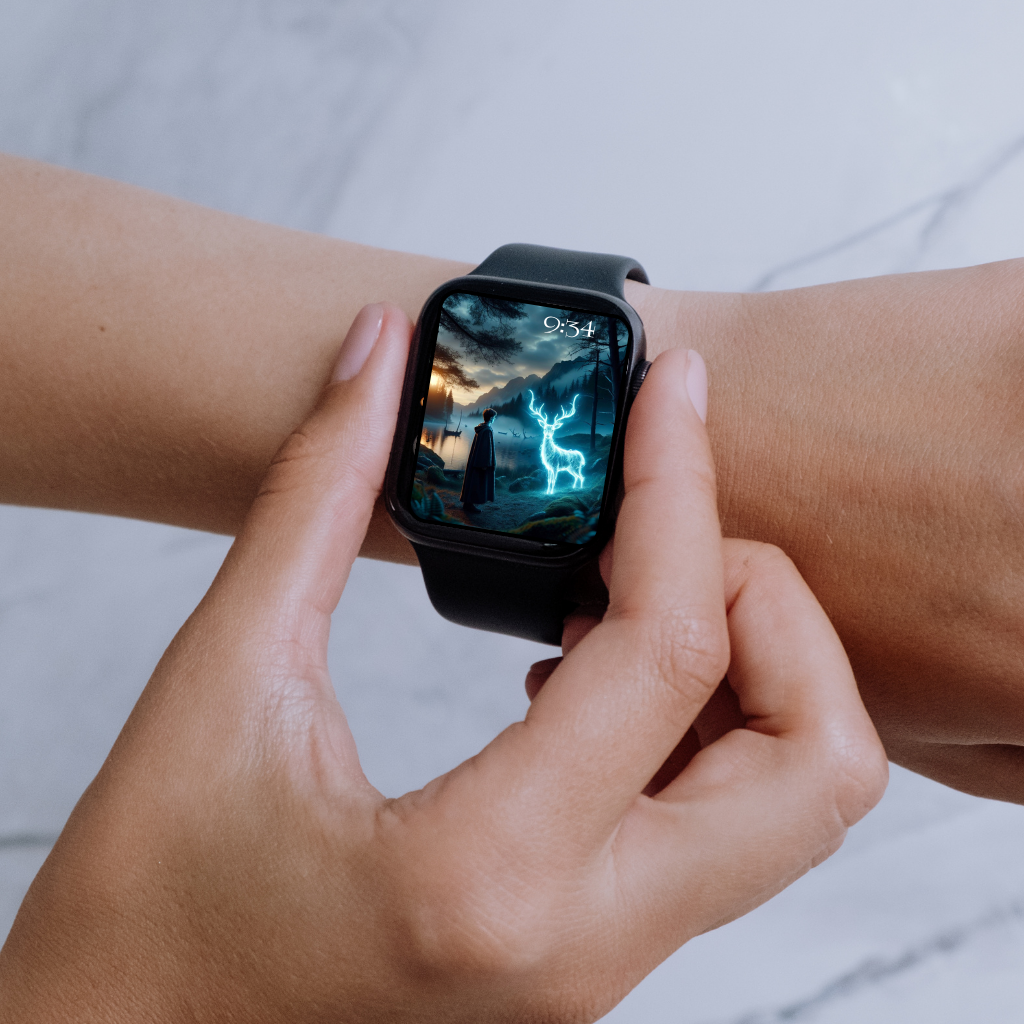 THE WIZARDING WATCH Smart Watch Wallpapers to Enchant your Style! Apple Watch Samsung Galaxy Wizard Themed Watch Faces